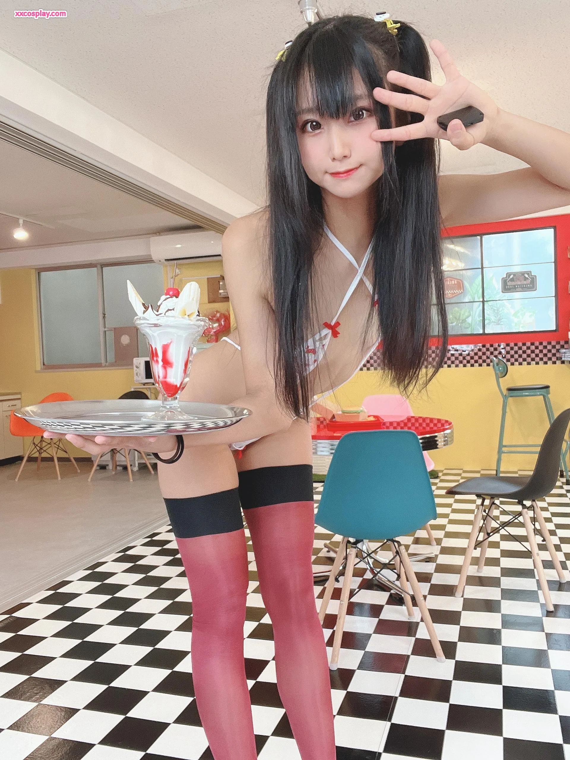 Yanagimaru's Strawberry String Bikini 🍓